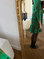 Charger l'image dans la galerie, Ba&amp;sh - Robe verte à fleurs Eve
