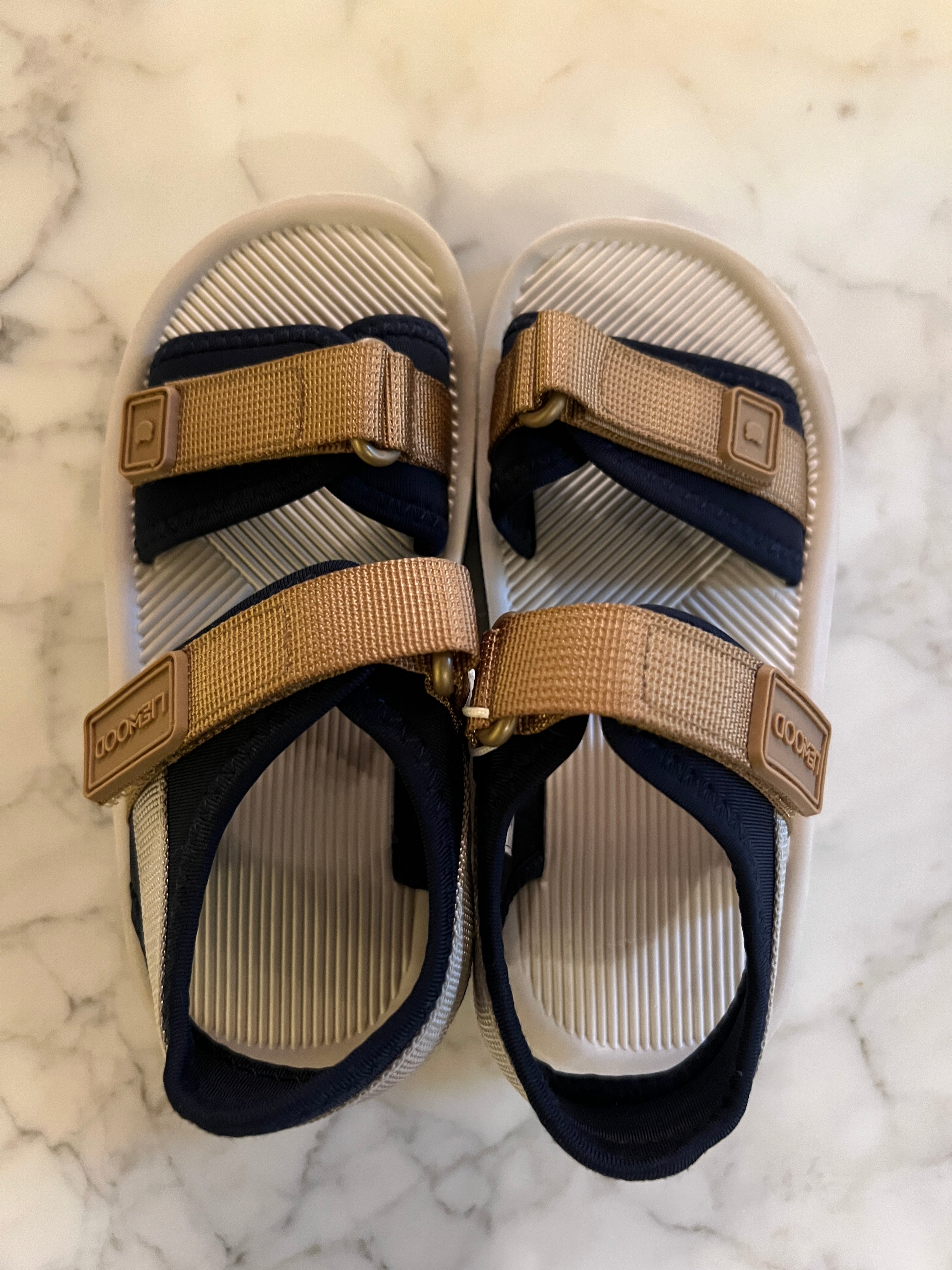 Enfants - Sandales Liewood Monty bleu marine camel