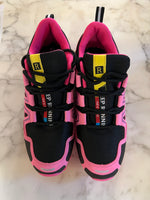 Charger l&#39;image dans la galerie, Baskets rose fluo à lacets
