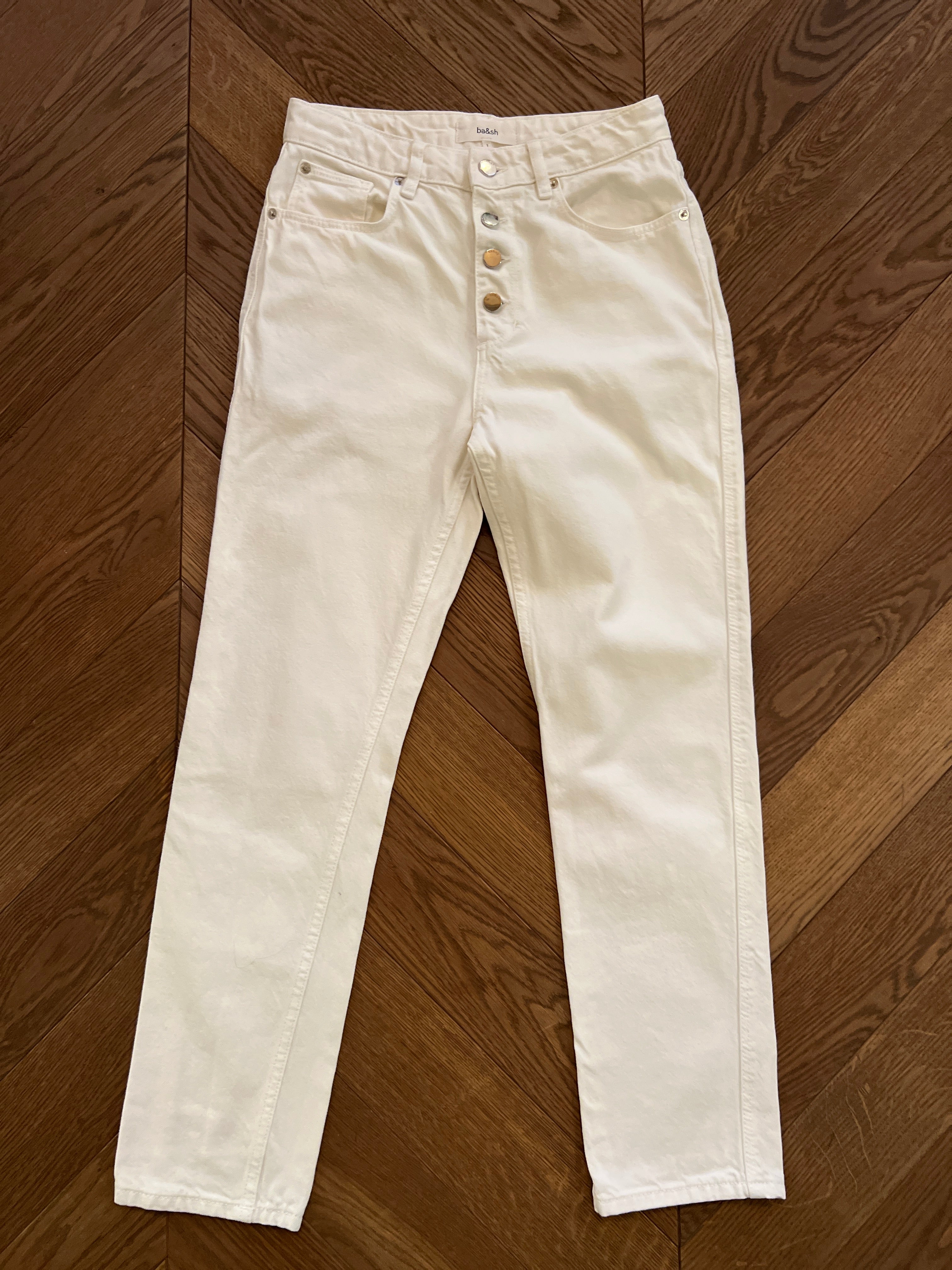 Ba&sh - Jean boutons argentés