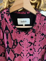 Charger l'image dans la galerie, Ba&amp;sh - Robe rose col montant à boutons
