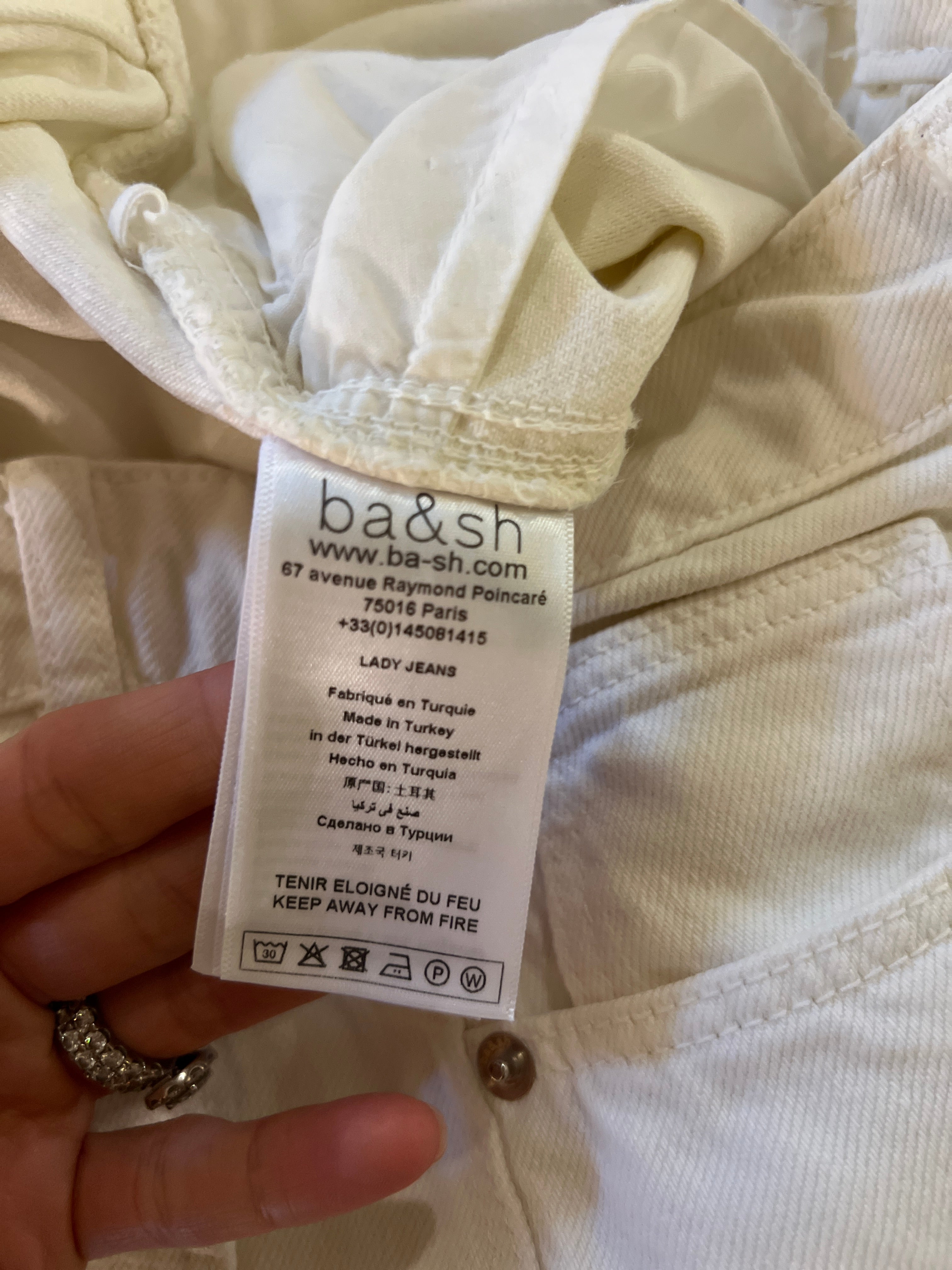 Ba&sh - Jean boutons argentés