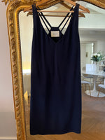 Charger l'image dans la galerie, Berenice - Robe bleu marine Juliana bretelle trio
