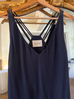 Charger l'image dans la galerie, Berenice - Robe bleu marine Juliana bretelle trio

