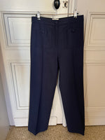 Charger l'image dans la galerie, Sézane - Pantalon bleu marine à pince
