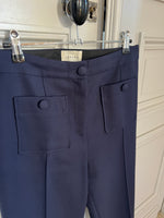 Charger l'image dans la galerie, Sézane - Pantalon bleu marine à pince

