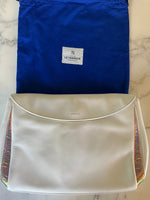 Charger l'image dans la galerie, Le Tanneur - Pochette en cuir blanche
