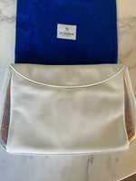 Charger l'image dans la galerie, Le Tanneur - Pochette en cuir blanche
