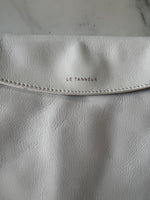Charger l'image dans la galerie, Le Tanneur - Pochette en cuir blanche

