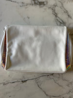 Charger l'image dans la galerie, Le Tanneur - Pochette en cuir blanche
