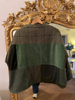 Charger l&#39;image dans la galerie, Thiane - Veste Patchwork verte
