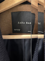 Charger l&#39;image dans la galerie, Zara - Manteau marron col laine
