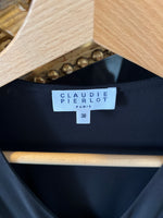 Charger l&#39;image dans la galerie, Robe Claudie Pierlot noire ajourée
