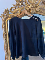 Charger l'image dans la galerie, Ba&amp;sh - Top Jenni noir dos decolleté
