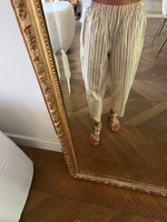 Charger l'image dans la galerie, Johanna Paris - Pantalon ecru à rayures
