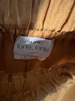 Charger l'image dans la galerie, Forte Forte - Pantalon moutarde en soie
