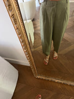 Charger l'image dans la galerie, Zara - Pantalon en lin kaki
