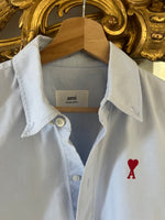 Charger l'image dans la galerie, Ami - Chemise en coton bleu ciel classique
