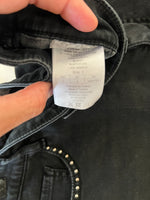 Charger l'image dans la galerie, Ba&amp;sh - Short en jean noir clouté
