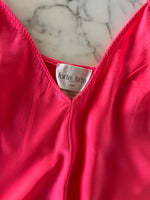 Charger l'image dans la galerie, Forte Forte - Débardeur en soie rose à fines bretelles
