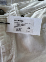 Charger l'image dans la galerie, Jeanne Vouland - Jean blanc évasé neuf avec étiquettes
