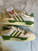 Charger l&#39;image dans la galerie, Adidas - Baskets Rivalry 86 beige et verte
