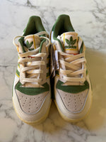 Charger l&#39;image dans la galerie, Adidas - Baskets Rivalry 86 beige et verte
