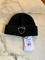 Charger l&#39;image dans la galerie, Céline - Bonnet en laine Neuf noire Lucky Lover
