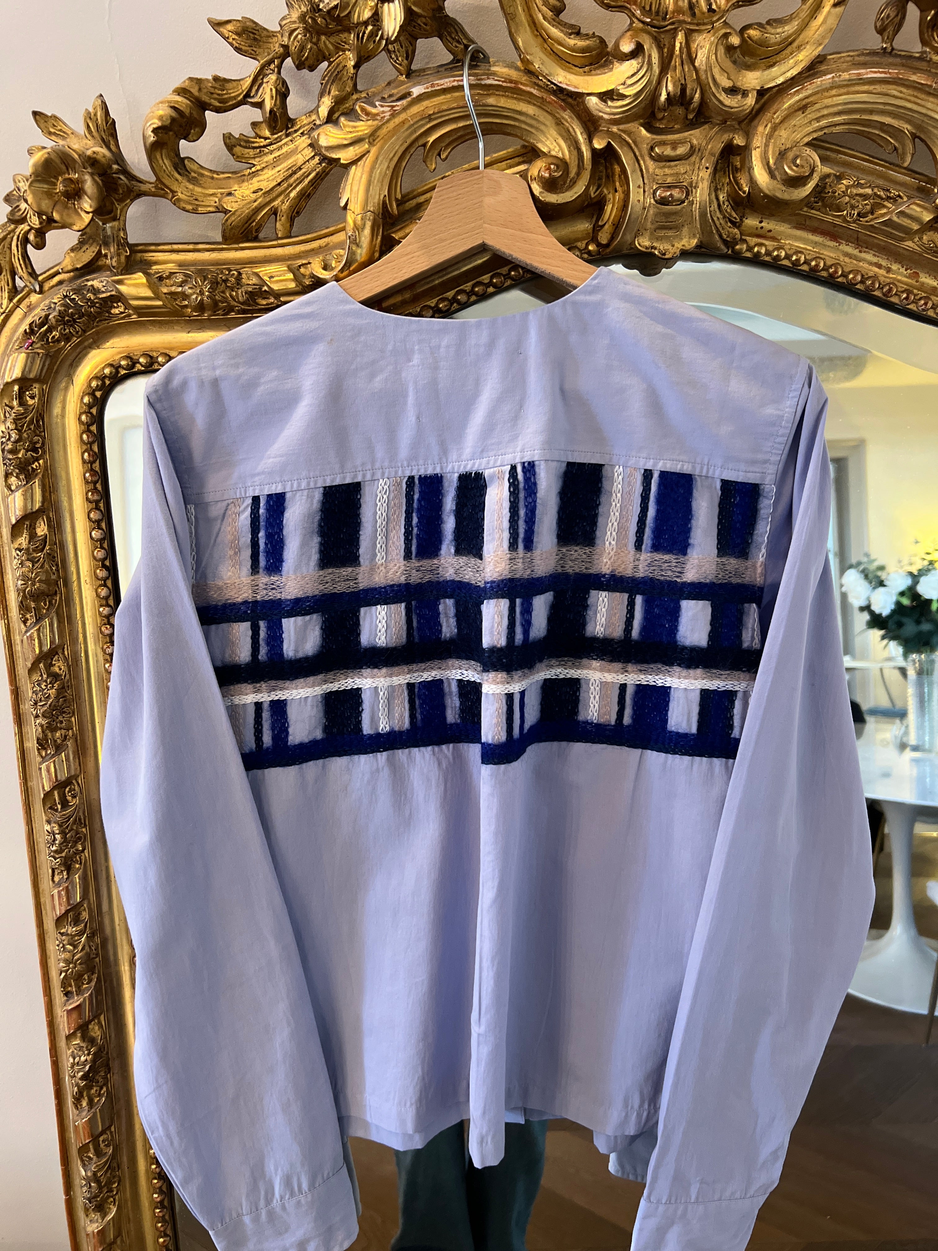 Mii Collection - Chemise bleu ciel col rond