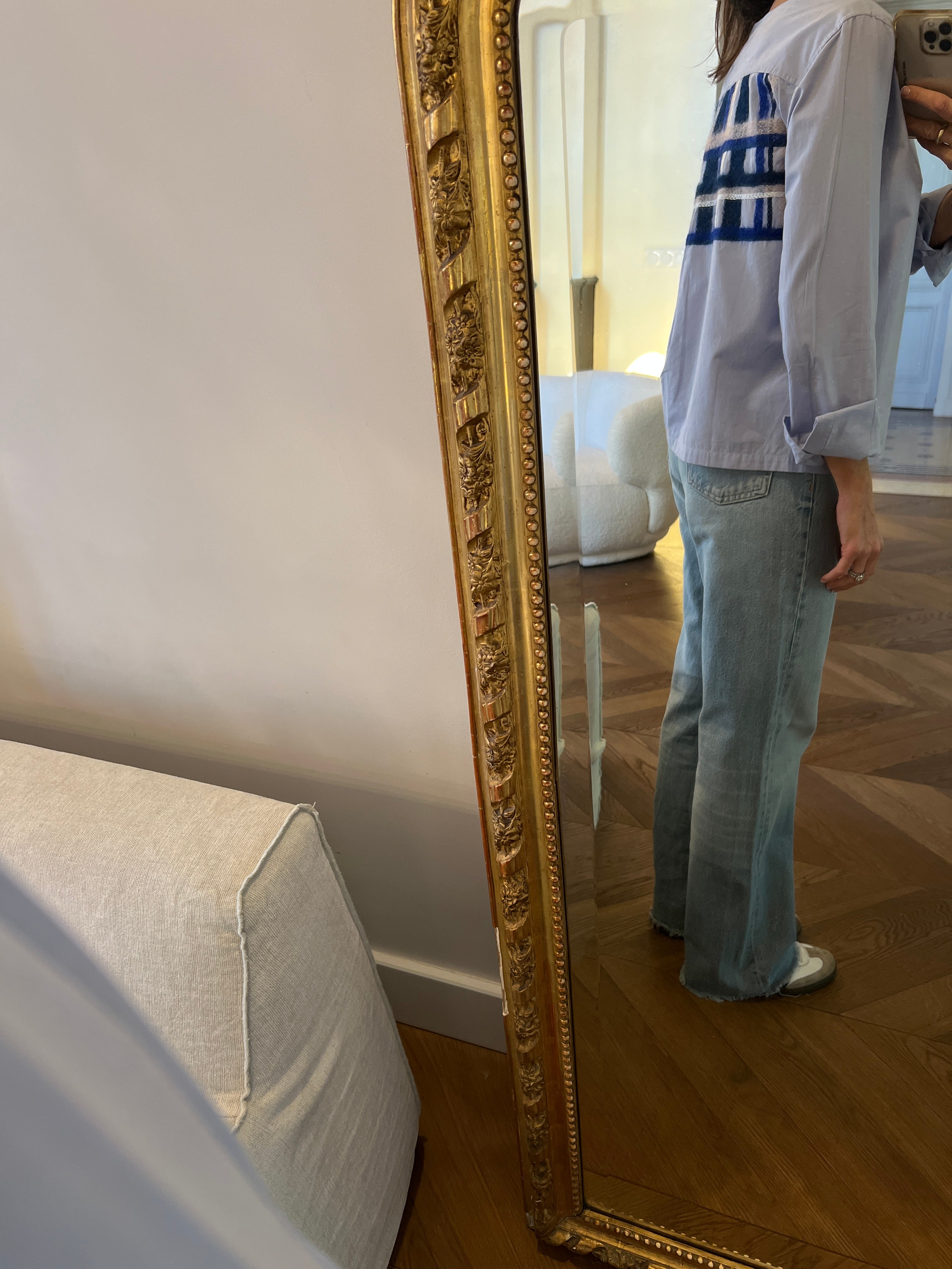 Mii Collection - Chemise bleu ciel col rond