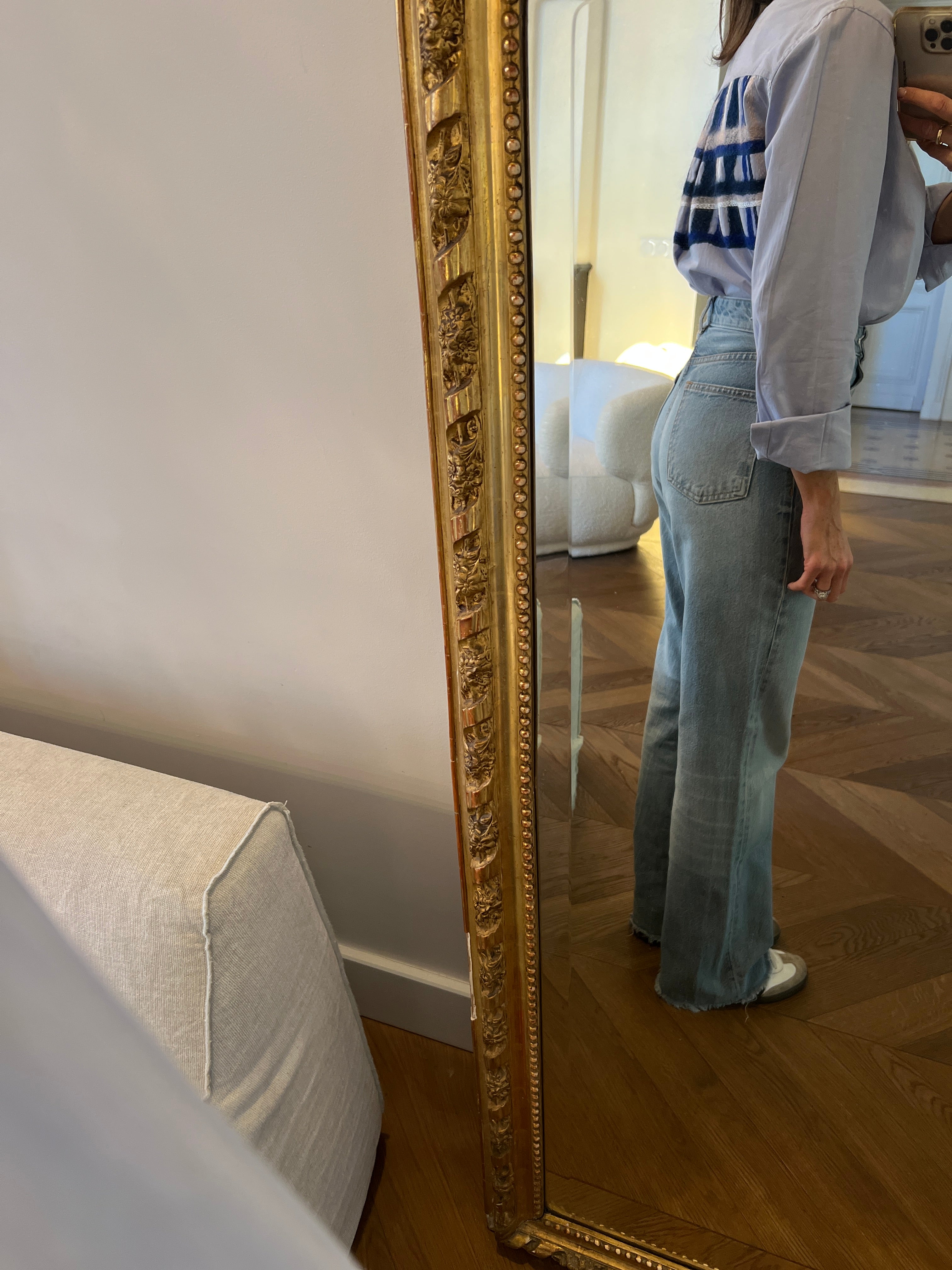 Mii Collection - Chemise bleu ciel col rond