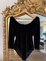 Charger l&#39;image dans la galerie, Sézane - Body noire en velours
