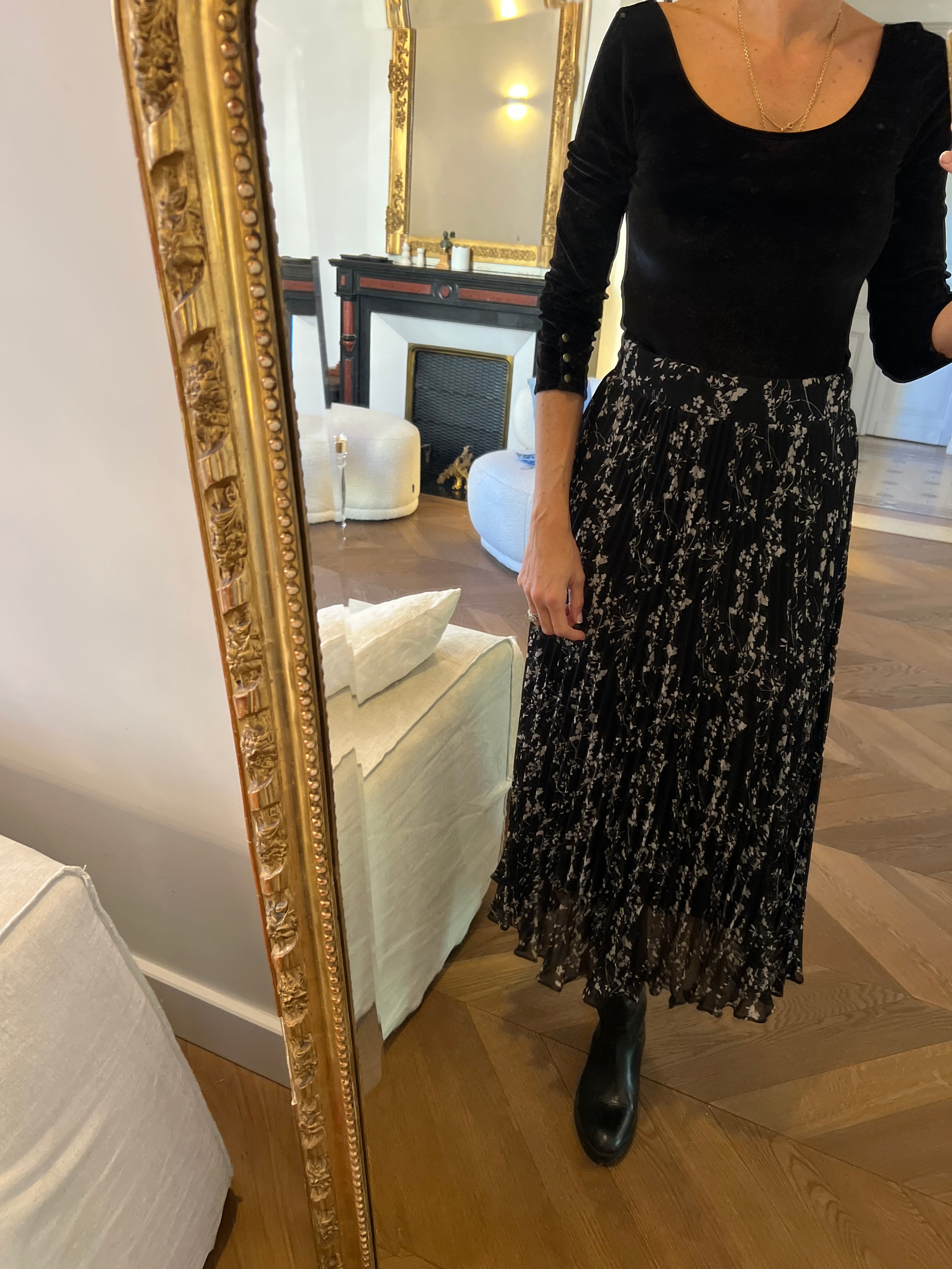 Sézane - Body noire en velours