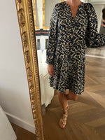 Charger l'image dans la galerie, Ba&amp;sh - Robe imprimée perla - Beige
