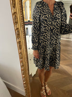 Charger l'image dans la galerie, Ba&amp;sh - Robe imprimée perla - Beige
