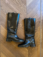 Charger l&#39;image dans la galerie, Sézane - Bottes Low Bridget noires
