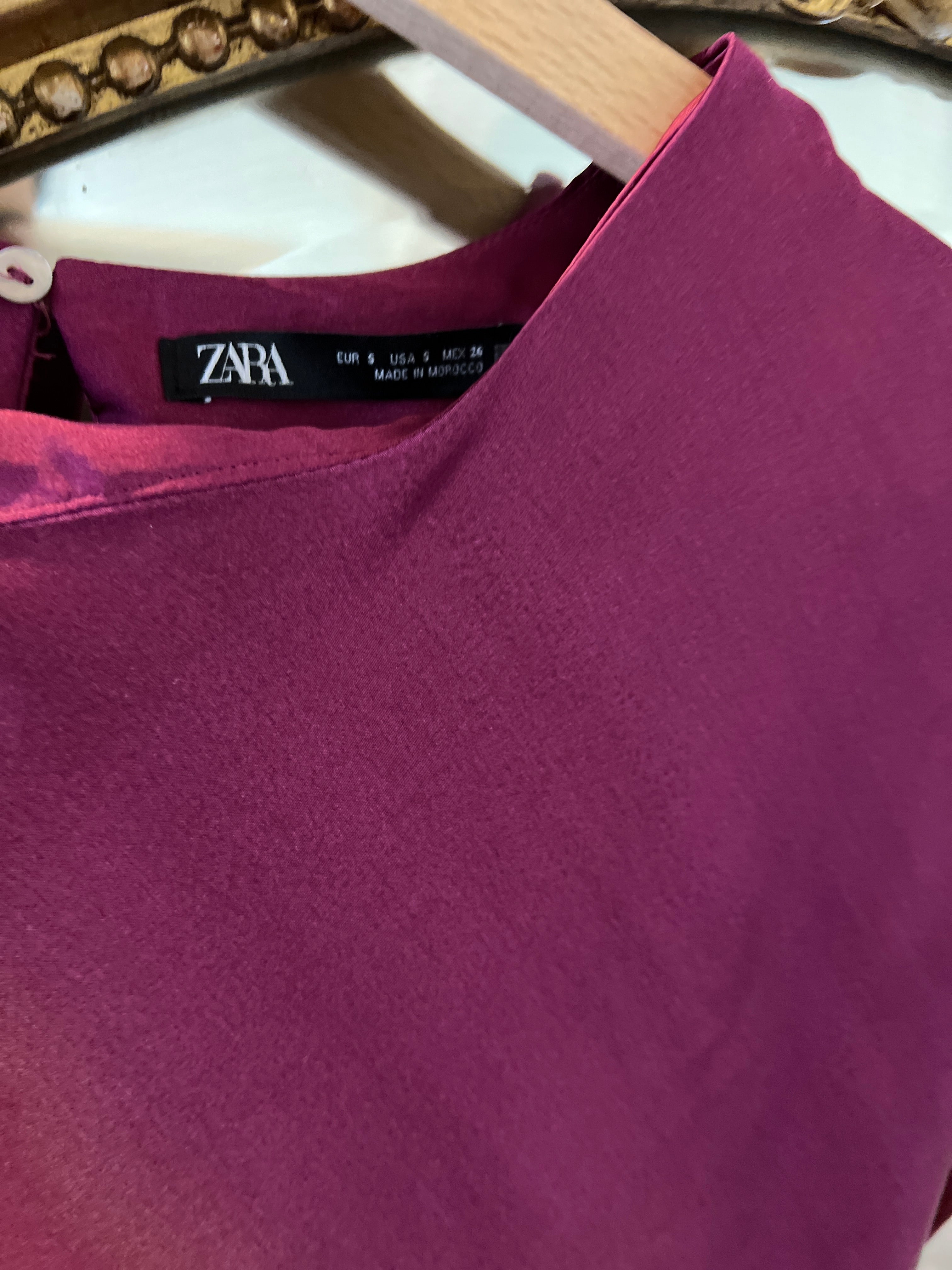 Robe longue Zara colorée dégradée
