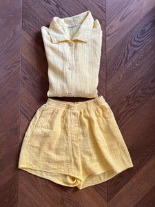 Ensemble Veste & Short jaune American Vintage