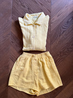 Charger l&#39;image dans la galerie, Ensemble Veste &amp; Short jaune American Vintage
