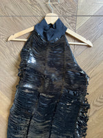 Charger l&#39;image dans la galerie, Robe Zara en paillettes noires
