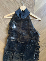 Charger l&#39;image dans la galerie, Robe Zara en paillettes noires
