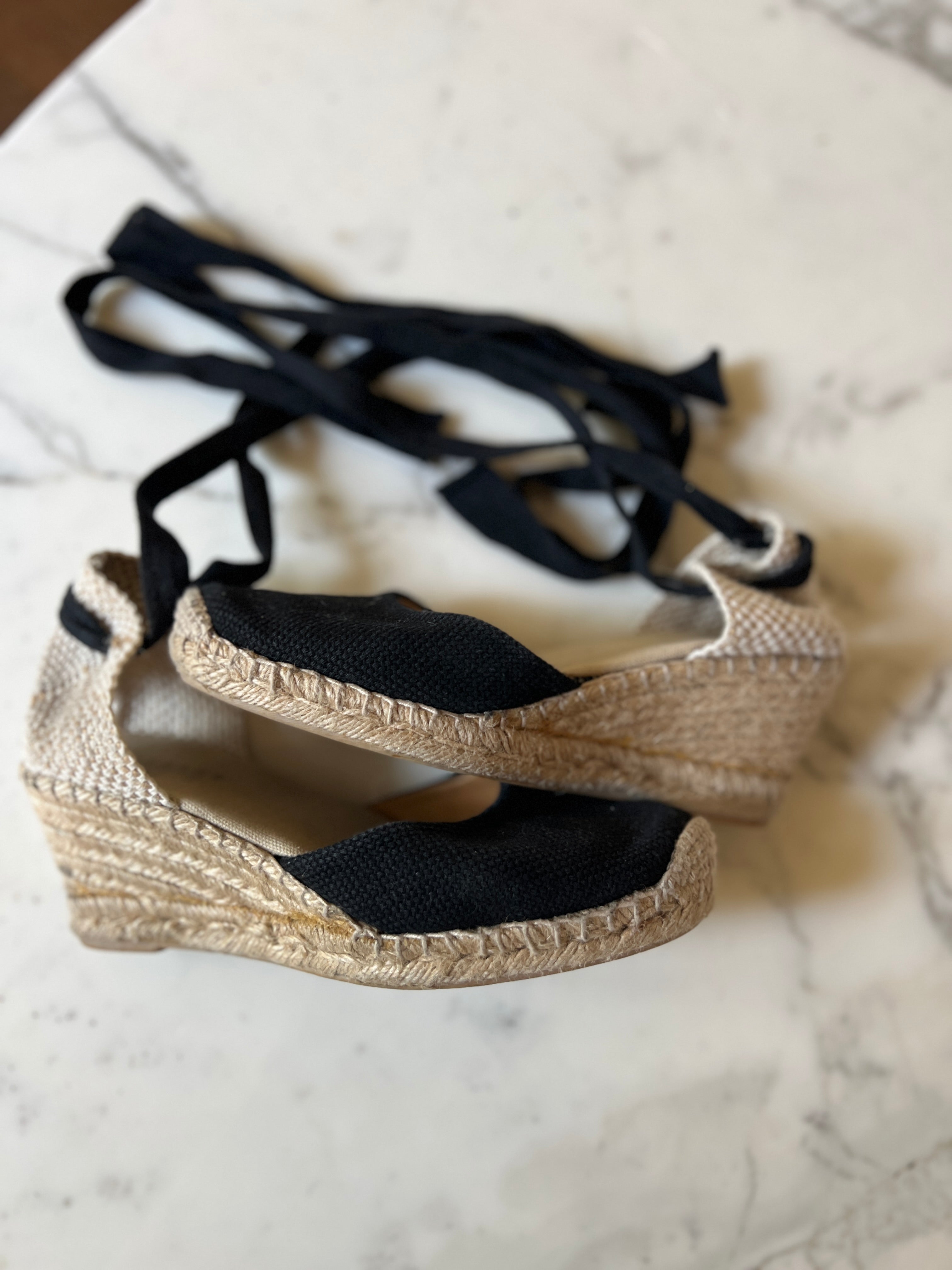 Espadrilles Sézane noir en tissu