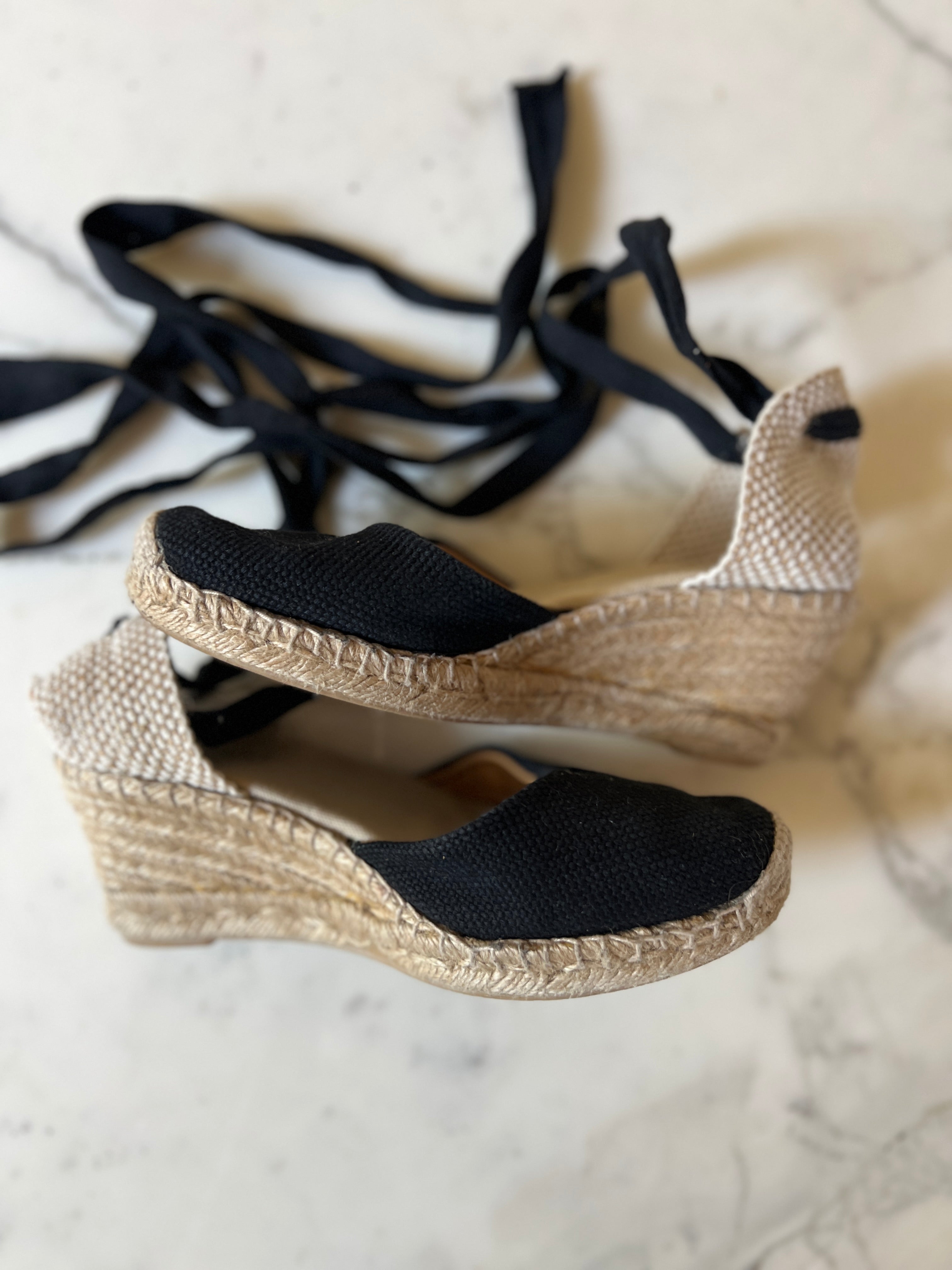 Espadrilles Sézane noir en tissu