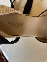 Charger l&#39;image dans la galerie, Espadrilles Sézane noir en tissu
