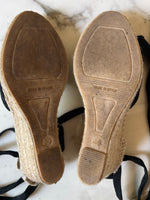 Charger l&#39;image dans la galerie, Espadrilles Sézane noir en tissu
