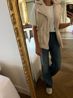 Charger l'image dans la galerie, Zapa - Veste sans manche beige mouton
