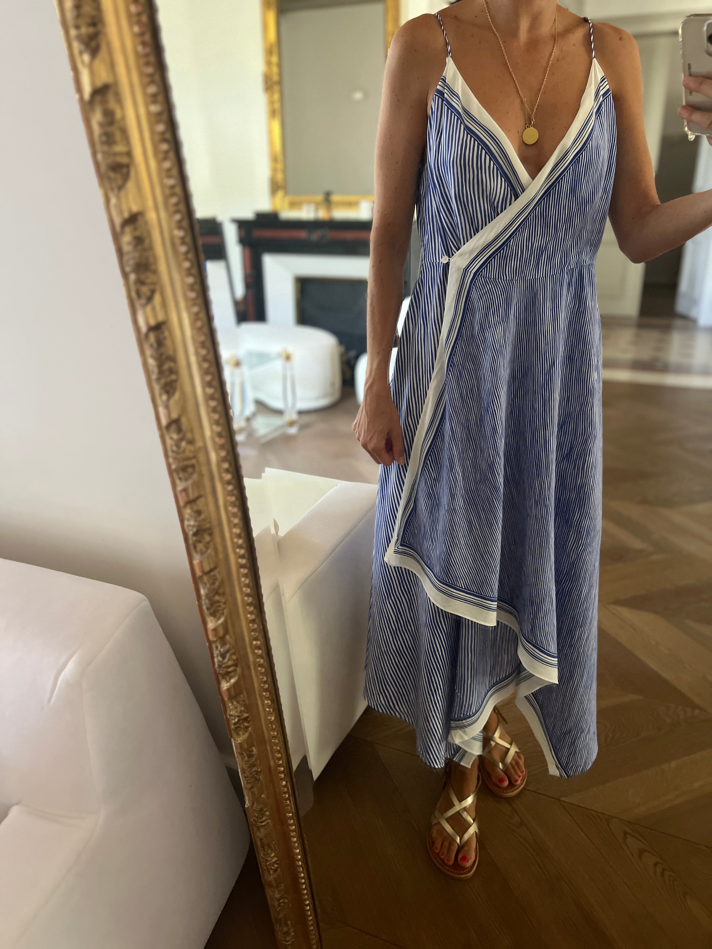 Robe Tommy Hilfiger à rayures et bretelles