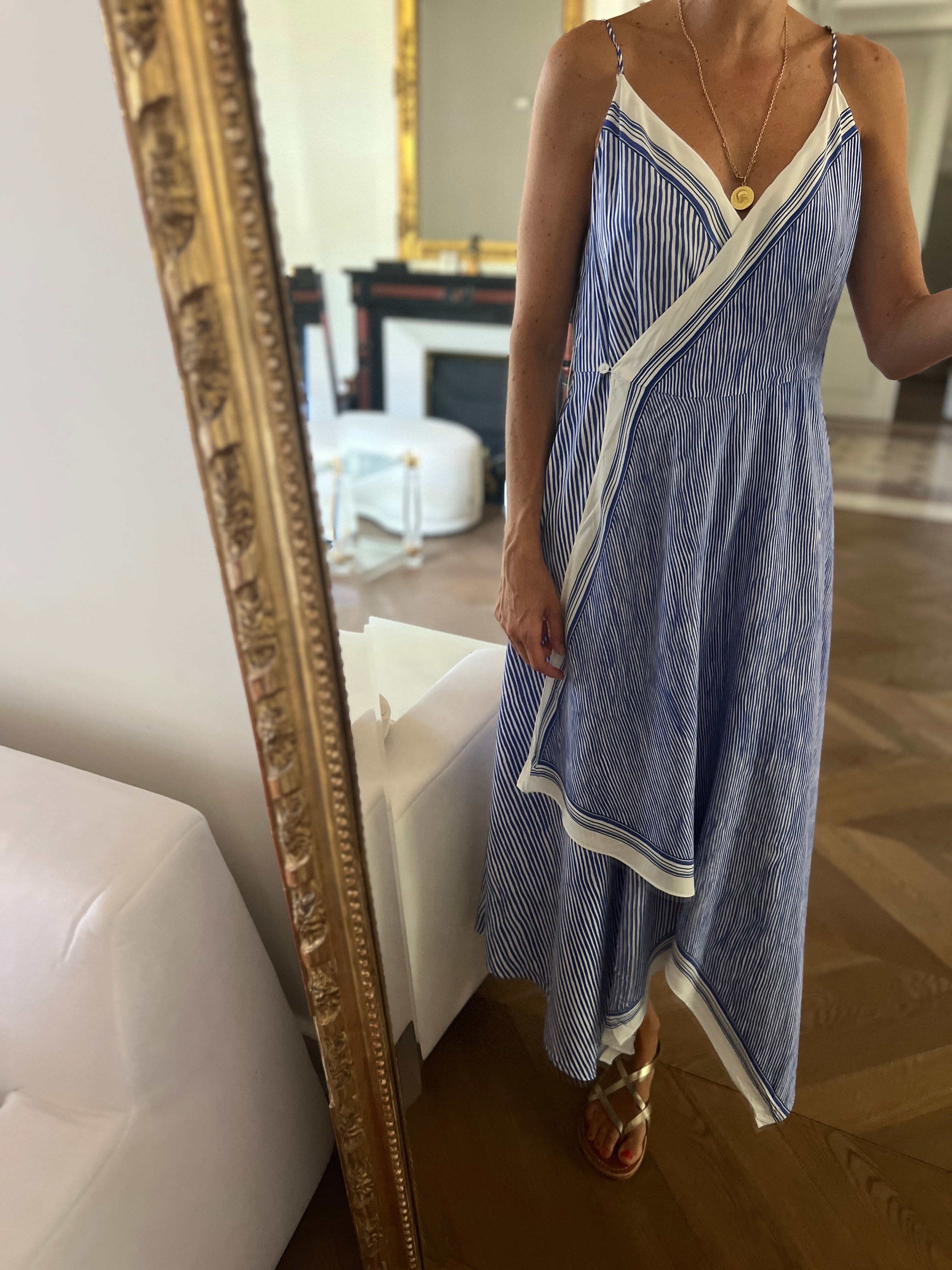 Robe Tommy Hilfiger à rayures et bretelles