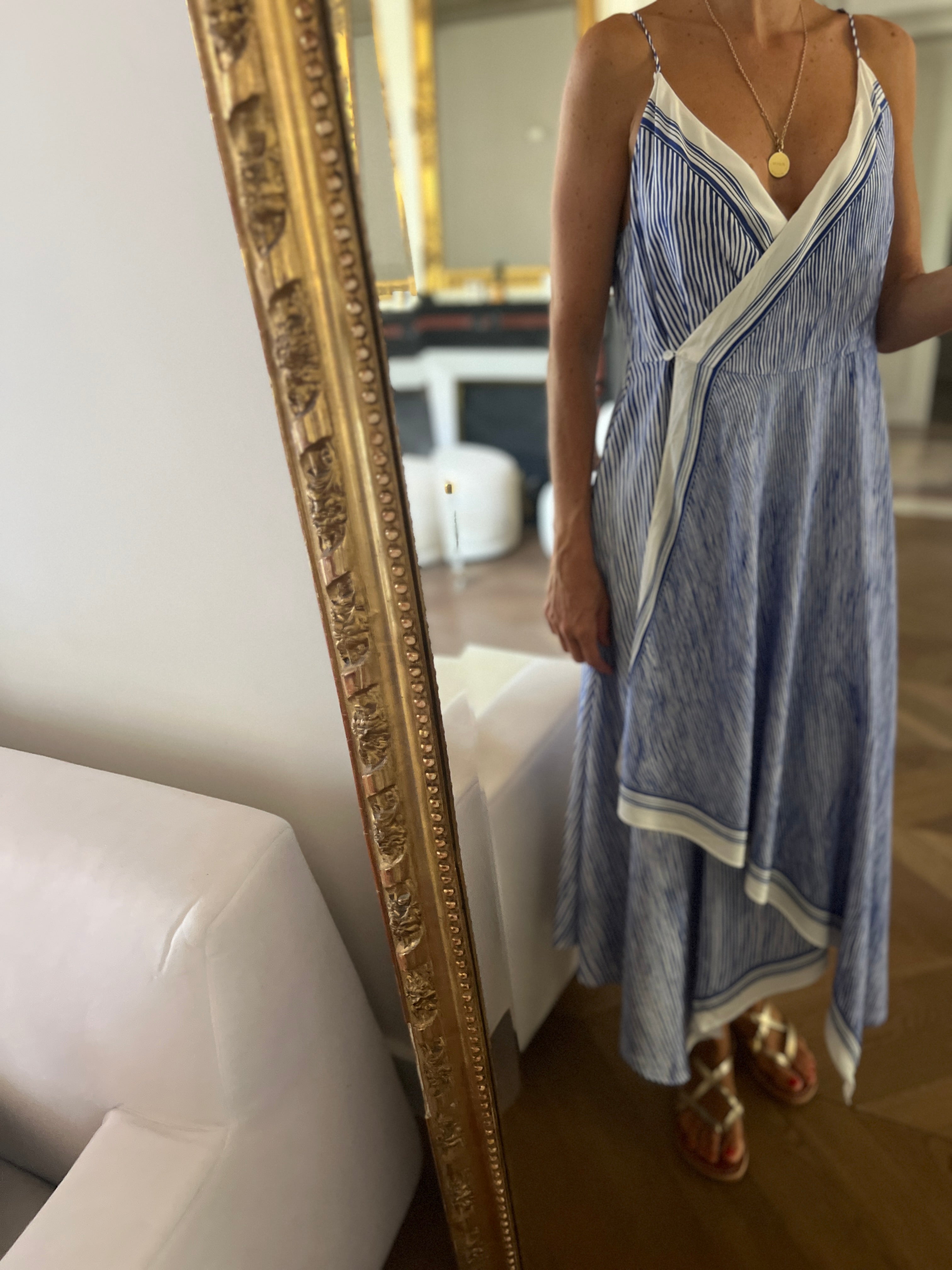 Robe Tommy Hilfiger à rayures et bretelles