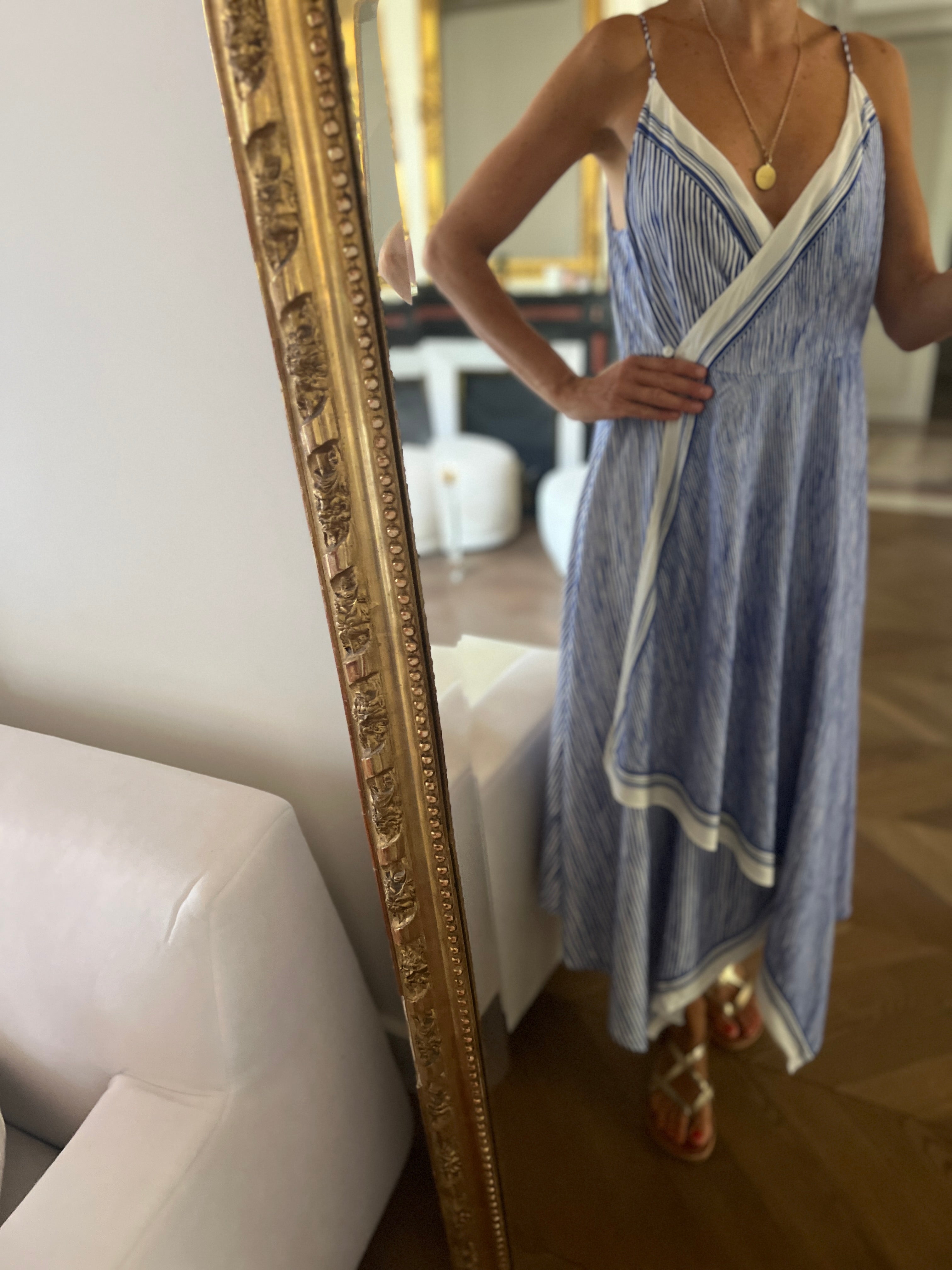 Robe Tommy Hilfiger à rayures et bretelles